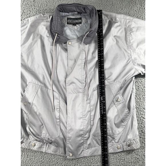 Vintage Members Only‎ Bomber Jacket Mens 44 Full Zip 80s 90s Retro Grandpa Hood - Picture 6 of 11